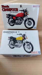 アオシマ　1/12未使用品　HONDA CB400FOUR　2台セット