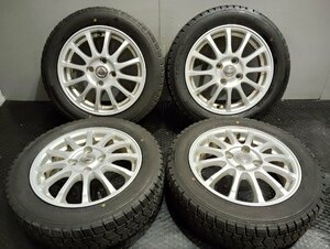 【GOODYEAR ICENAVI7 155/65R14】スタッドレス【日産 純正ホイール 14インチ 4本 4.5J4HPCD100+45】バリ溝 デイズ モコ等　(VTI977)