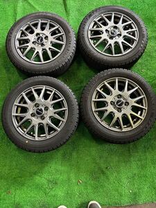 1円スタート！！155/65R14 ウインターマックスwm03 2022年　　N-box、タント、ワゴンR 軽自動車に☆美品☆