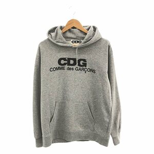 COMME des GARCONS / コムデギャルソン | CDG ロゴ スウェット フーディ / プルオーバーパーカー | XXL | グレー | メンズ