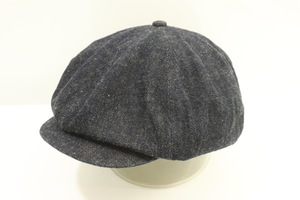 【中古】 Nigel Cabourn メンズキャスケット M CASQUETTE 12.5OZ DENIM Nigel Cabourn M インディゴブルー 藍 無地