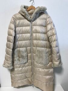 1-333 MONCLER モンクレール ダウン ダウンジャケット ジップアップ アウター ロング 冬 サイズ 3 レディース 女性用