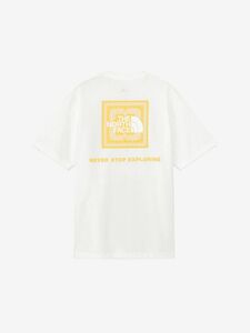 ★新品★　THE NORTH FACE ノースフェイス　S/S BandanaSquareLogoTee バンダナスクエアロゴティー　ホワイト W Mサイズ タグ