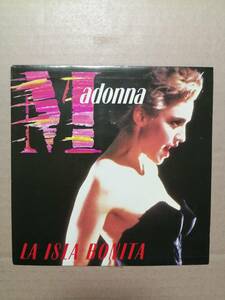 【スペイン盤非売品プロモ7”】Madonna La Isla Bonita マドンナ　ラ・イスラ・ボニータ　独自ジャケ