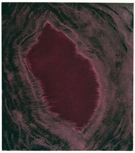 アニッシュ・カプーア版画「Blackness from Her Womb 5」　エッチング　限30　サイン　19.5×17　S:42.5×38　2000年作　Anish Kapoor