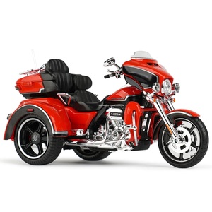 ダイキャス 完成品 ハーレーダビッドソン レッド 赤 バイク 1/12 合金 2021 トライク 2カラー トライグライド バイクモデル 1:12 F280