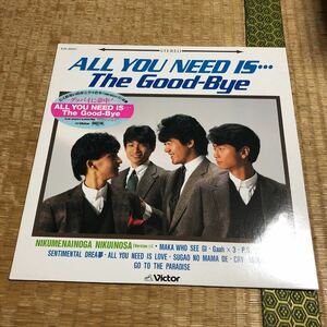 THE GOOD-BYE（ザ・グッバイ）野村義男　ALL YOU NEED IS... 国内盤レコード【美盤】