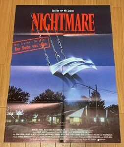 エルム街の悪夢 海外版 オリジナル ポスター フレディ・クルーガー A NIGHTMARE ON ELM STREET FREDDY KRUEGER 1984年