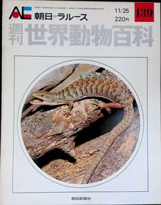 AL 朝日=ラルース　週刊　世界動物百科　139　ミナミアリゲータートカゲ　YB230209K1