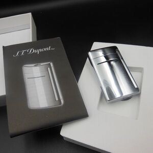 (0.0)y゜゜゜S.t.Dupont ターボライター　現状渡し　Dupont10020 Minijet Chrome Grey Torch Flame Lighterお安くどうぞ