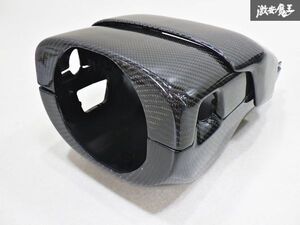 きれい!! 純正 加工品 BMW G30 G31 5シリーズ カーボン ステアリング コラムカバー パネル 上下セット 棚