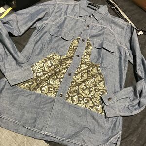 ALDIES/アールディーズ『Triangle Shirt』トライアングルシャツ　希少　新品未使用　デニムシャツ　サイズM