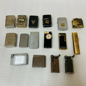 ライターまとめて ZIPPO 6点、GIXENCHY 、FAVOR、Crown、RONSON 全部16点セット