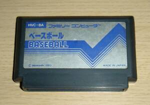 即決　FC　ベースボール　作動確認済　同梱可　クリーニング済