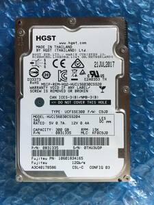 HGST HUC156030CSS204 Ultrastar C15K600 2.5 inch SAS 12Gbps HDD 300GB 15030RPM Cache 128MB