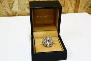 TH11033　ブルガリ BVLGARI アストラーレ K18WG リング 11号 ホワイトゴールド750 指輪　約10.8ｇ　中古品