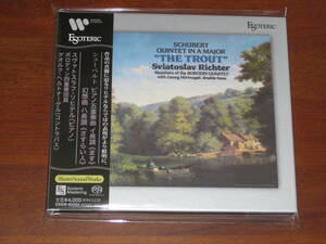 RICHTER リヒテル/ シューベルト 「ます」＆「さすらい人幻想曲」 ESSW-90293 2024年発売 Esoteric エソテリック社 Hybrid SACD 国内帯有