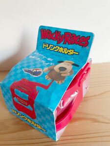 【新品】ドリンクホルダー ケンケン 赤 カー用品 wacky races 昭和レトロ雑貨 サンライク　レア希少品