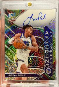 ★希少 1st No.【RC】1/25 Jordan Poole 2019-20 PANINI ジョーダン・プール NBA Rookie auto card ルーキー 直書 サイン カード Wizards