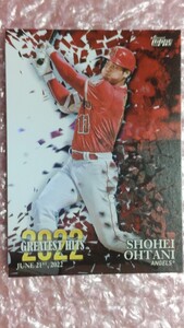 込即決 2023 Topps 2022’s Greatest Hits 22GH-16 Shohei Ohtani 大谷翔平 レインボーフォイル/ホロカード ロサンゼルスドジャース