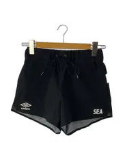 WIND AND SEA × UMBRO ショートパンツ S ポリエステル ブラック WDS-UMB-08