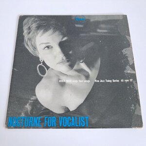 EP/ ANNIE ROSS / NOCTURNE FOR VOCALIST / UK盤 オリジナル NIXA NJE.1035 40304