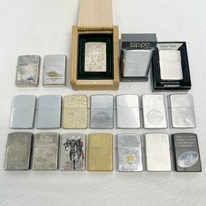 【ZIPPO大量】 Zippo オイルライター ジッポー 喫煙グッズ 喫煙具 ライター 19個 詳細など未確認 現状渡しの中古品