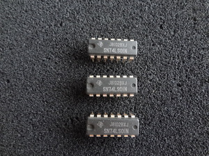 テキサス製　SN74LS01N(Quad 2-Input NAND(OPEN COLLECTOR) Gate) 3個セット