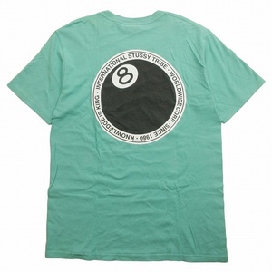 ステューシー STUSSY 8 Ball Dot TEE 8ボール Tシャツ 半袖 プリント クルーネック コットン ジャージー生地 カットソー ♪8