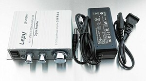 Lepy LP-2024A+ デジタルアンプ Tripath TA2024 + 12V 5Aアダプター付属 黒