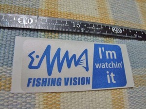 釣りビジョン/FishingVision/珍しい/ステッカー/シール ※ヤフーショッピングストア/レア物商会・健美堂でも大量出品中！