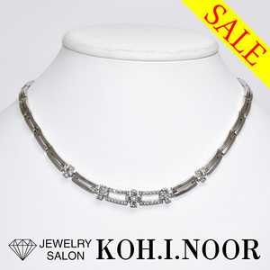 《SALE》ジュネ ダイヤモンド 1.98ct 18金ホワイトゴールド K18WG WG750 ネックレス jeunet