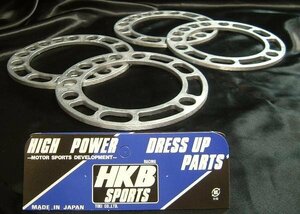 ★HKB ホイールスペーサー★4WD用 PCD：139.7-6穴 厚み 5ｍｍ (4枚セット)★H200系 ハイエース等