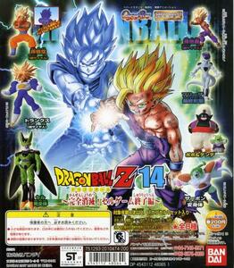 HG ドラゴンボールZ 14・完全消滅! セルゲーム終了 編…7種+台紙 (セル 完全体、フリーザ、ザーボン 変身体、ポポ、デンデ…フィギュア)