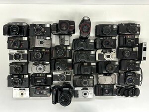 1円～/KONICA/RICOH/OLYMPUS/KYOCERA/etc.../コンパクトカメラ/フィルムカメラ/36点/まとめ/中古/大量/ジャンク/W092