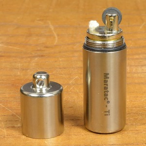 MARATAC ライター Peanut XL Lighter 防水 キーホルダー [ チタン ] マータック オイル式