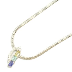 ミキモト マルチ ネックレス ブランドオフ MIKIMOTO K18WG（ホワイトゴールド） ネックレス K18WG 中古 レディース