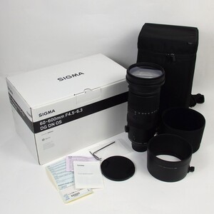 1円〜 SIGMA シグマ 60-600mm F4.5-6.3 DG DN OS for Sony Eマウント 超望遠ズームレンズ ケース・箱付 動作未確認 y104-3396803【Y商品】