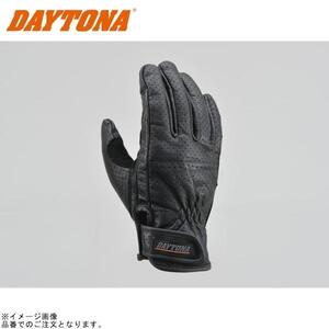 DAYTONA デイトナ 18902 HBG-129 パンチングメッシュスタンダードカウレザーグローブ ブラック サイズ:XL