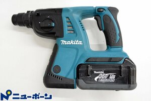 1D995★makita 26mm充電式ハンマドリル★ハンドル欠品　36Vバッテリー1個付き★HR262DZK★USED★＜ニューポーン＞