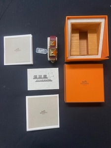 新品未使用　HERMES★エルメス 【メドール】腕時計★GOLD ◆希少レア品◆