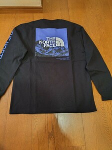 国内正規 新品未使用タグ付 ノースフェイス 長袖Tシャツ 黒 NT32438 Lサイズ レターパックプラス