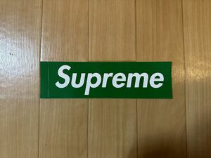 Supreme Sticker Seal Box Logo シュプリーム ステッカー シール ボックス ロゴ ボックスロゴ グリーン 緑色 ノベルティ非売品レア 24FW