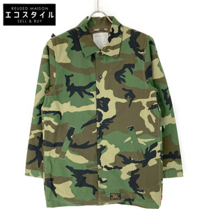 WTAPS ダブルタップス 15SS 151GWDT-JKM06 カモフラ ナイロンコーチジャケット (1) マルチ メンズ