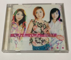 S.E.S. CD ベストアルバム BEST ※ケース傷あり※ AVCD-18034 avex 18曲入り