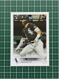 ★TOPPS MLB 2022 SERIES 2 #595 ROMY GONZALEZ［CHICAGO WHITE SOX］ベースカード「BASE」ルーキー「RC」★