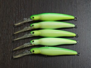 【中古品 5個セット #109 ライムチャートリュース】 エバーグリーン キッカーイーター EVER GREEN KICKER EATER サスペンド Suspend