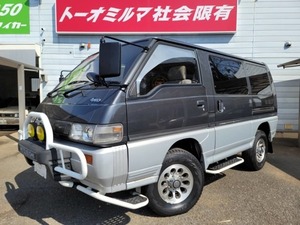 デリカスターワゴン 2.4 GLX エアロルーフ 4WD Wエアコン ETC ゴリラナビバックカメラ15AW