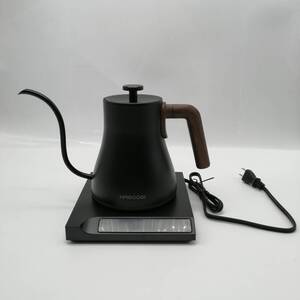 D0417 HAGOOGI ハゴオギ ドリップ 電子ケトル 0.6L GEK-06BK pot ブラック 家電 キッチン ポット コーヒー coffee 一人暮らし 通電確認済み