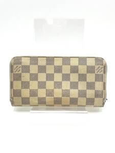 【ファスナー引手欠損×2】Louis Vuitton ルイヴィトン ダミエアズール ジッピー ウォレット ラウンドファスナー 長財布 N60019 CA2153